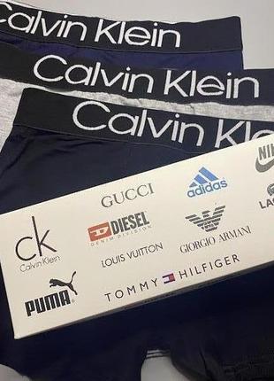 Мужские трусы-боксеры 5 шт calvin klein в упаковке.
