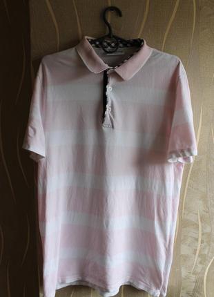 Ніжна бавовняна футболка з коміром поло aquascatum