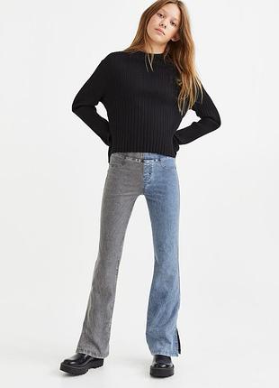 Расклешенные джеггинсы h&m