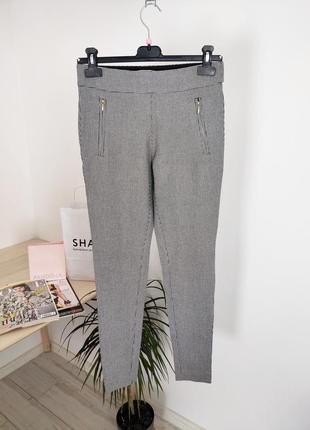 Женские лосины брюки леггинсы в гусиную лапку h&m