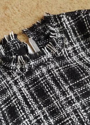 Шикарна твідова джемпер светр рубашка блуза блузка кофта кофточка 32,34, ххс, хс розмір3 фото