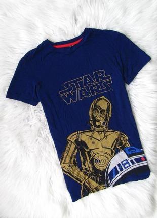 Легкая футболка river island star wars звездные войны c-3po r2-d21 фото