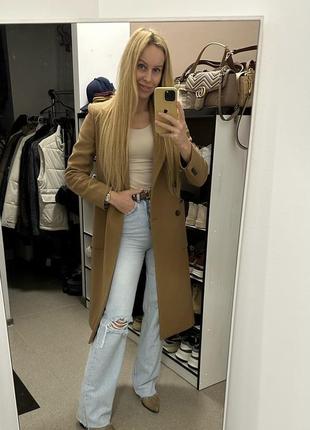 Идеальное плотное пальто от бренда zara7 фото