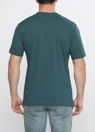 Чоловіча футболка lc waikiki / лз вайкікі кольору морської хвилі2 фото