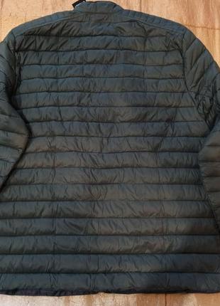 Демисезонная лёгкая куртка livergy l xl хаки. стеганая утепленная  ветровка5 фото