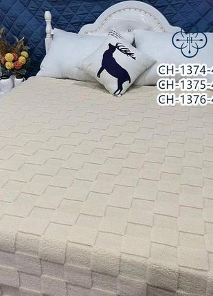 Флисовый плед простынь