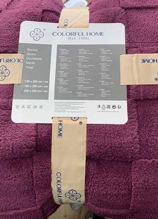 Флисовый плед простынь