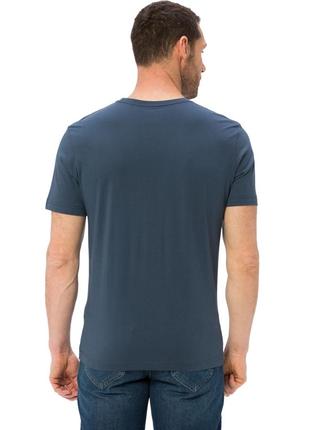 Чоловіча футболка lc waikiki / лз вайкікі кольору індиго3 фото