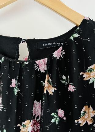 Reserved блуза в квітковий принт8 фото