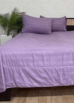 Набор постельного белья с летним одеялом colorful home 150х210 см фиолетовый