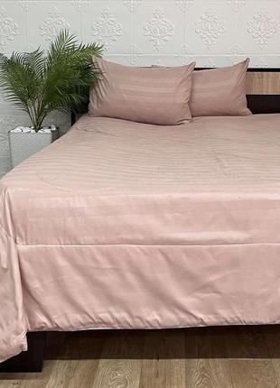 Набор постельного белья с летним одеялом colorful home 150х210 см капучино1 фото
