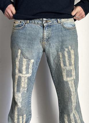 Винтажные кастомные джинсы6 фото