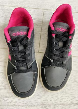Кроссовки adidas оригинал на девочку розово-черные 31 р. 20 см5 фото