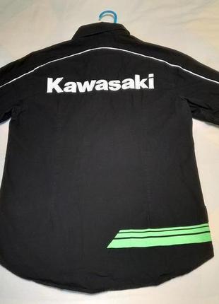 Сорочка стильна  байкерська -  kawasaki - m
