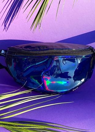 Поясная сумка radiocat holographic dark blue
