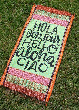 Пляжный коврик. парео hola