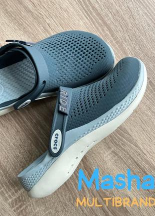 Crocs literide 360 , зручні крокси жіночі і чоловічі лайтрайд сині