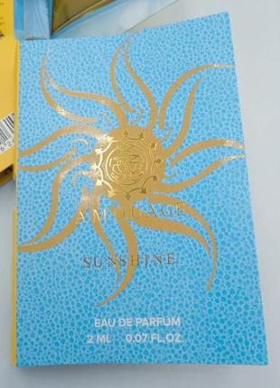 Sunshine amouage 
eau de parfum