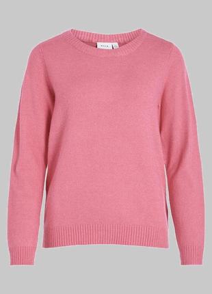 Базовый свитер/кофта/гольф розовый5 фото