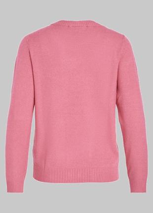 Базовый свитер/кофта/гольф розовый6 фото