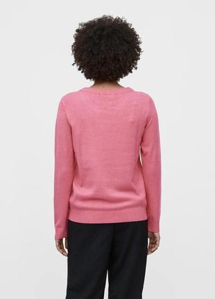 Базовый свитер/кофта/гольф розовый2 фото