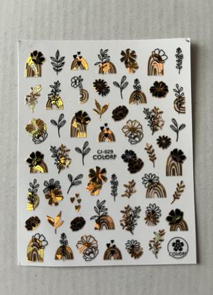 3д наклейки для маникюра