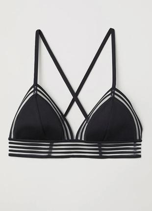 Верх купальника с прозрачными вставками h&m