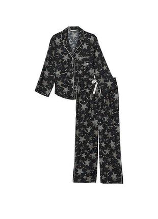 Фланелевая пижама виктория секрет victoria's secret оригинал брюки рубашка8 фото