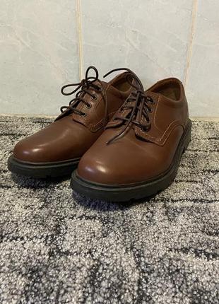 Мужские кожаные туфли clarks 43р1 фото