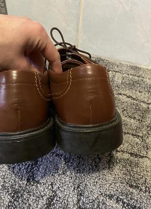 Мужские кожаные туфли clarks 43р6 фото