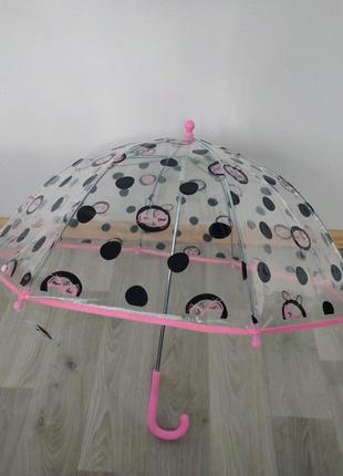 Прозрачный зонт зонтик трость парасоля парасолька cool club1 фото