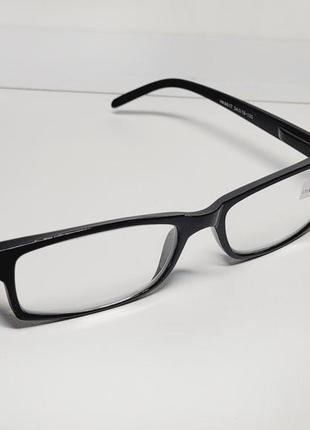 Очки  для зрения 6617, с диоптриями, с белой линзой. стекло +3,25;3 фото