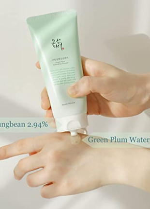 Гель для умывания beauty of joseon green plum refreshing cleanser 100ml2 фото