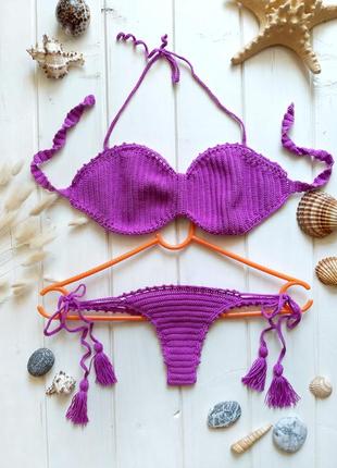 Купальник в'язаний, ручної роботи