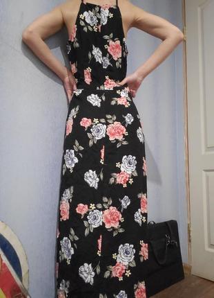 Ромпер комбинезон платье цветы new look3 фото