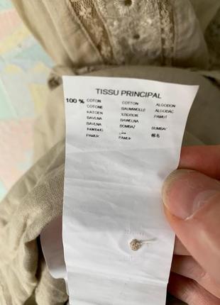 Батистовый ромпер комбінезон з шортами з мереживом на тонких бретелях promod 365 фото