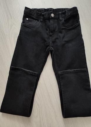 Штани, джинси чорні, h&m, р. 122/1283 фото