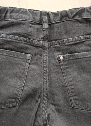 Штани, джинси чорні, h&m, р. 122/1285 фото