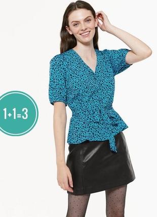 Блуза в леопардовый принт new look