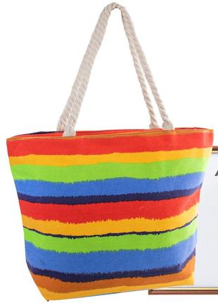 Женская пляжная тканевая сумка valiria fashion 3detal1816-28 фото