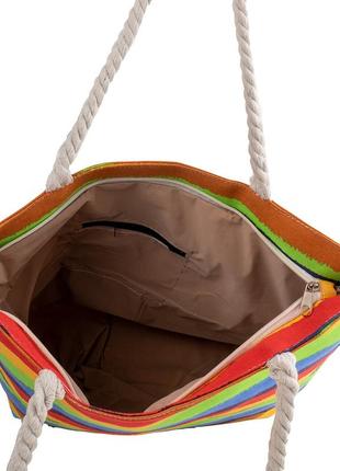 Женская пляжная тканевая сумка valiria fashion 3detal1816-27 фото