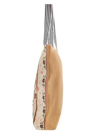 Женская пляжная сумка valiria fashion 3detal 1810-2 бежевая4 фото
