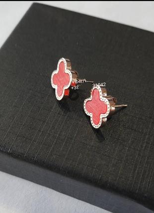Серьги клевера, ван клиф