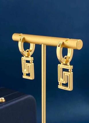 Брендовые серьги 5