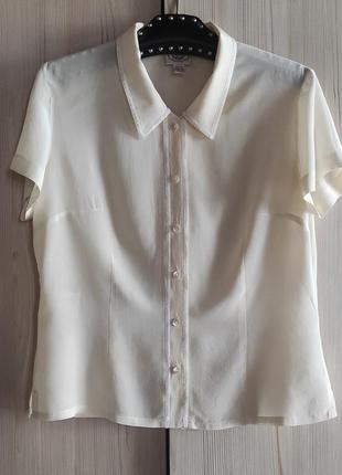 Laura eshley винтажная шолковая блуза1 фото