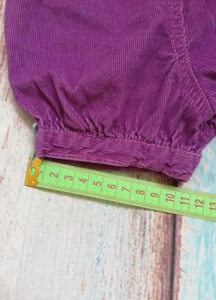 Фіолетові шортики на дівчинку 0-3 міс, для новонародженої, мікровельвет, cherokee9 фото