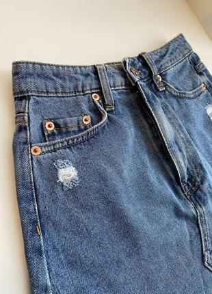 Джинсова спідниця 32 розмір (xs-s) юбка джинсовая 32 размер3 фото