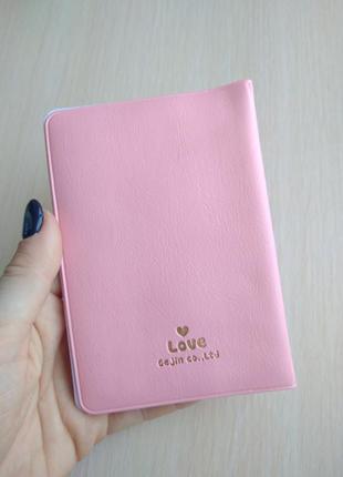 Распродажа! обложка для паспорта розовая милая нежная love2 фото