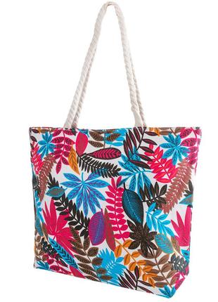 Женская пляжная тканевая сумка valiria fashion 3detal18-10