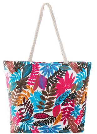 Женская пляжная тканевая сумка valiria fashion 3detal18-102 фото